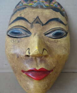 Vintage houten masker Indonesië