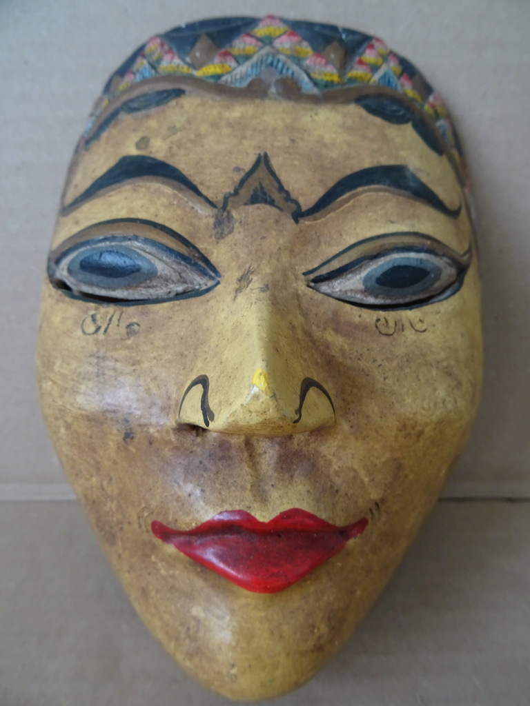 Vintage houten masker Indonesië - Afbeelding 15