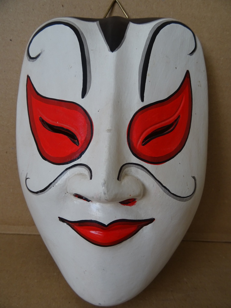 Vintage houten masker Indonesië - Afbeelding 14