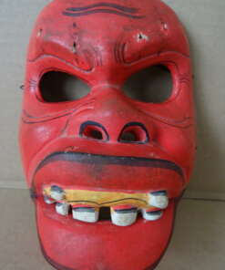 Vintage houten masker Indonesië