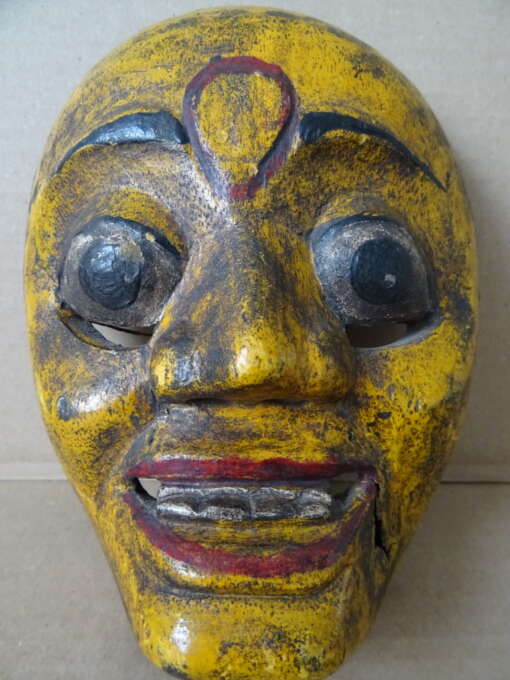 Vintage houten masker Indonesië