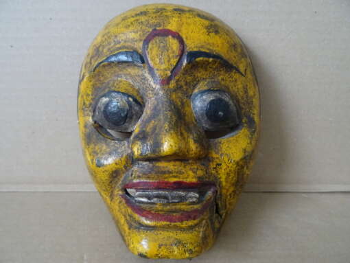 Vintage houten masker Indonesië