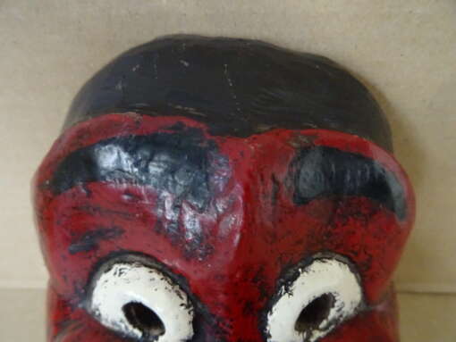 Vintage houten masker Indonesië