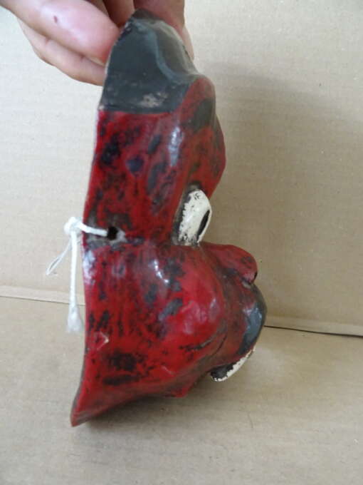 Vintage houten masker Indonesië