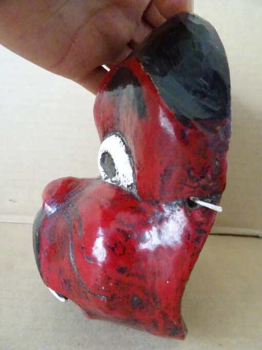 Vintage houten masker Indonesië