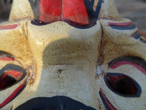 Vintage houten Barong masker Indonesië