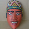 Vintage houten masker Indonesië