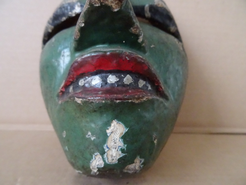 Vintage houten masker Indonesië - Afbeelding 5