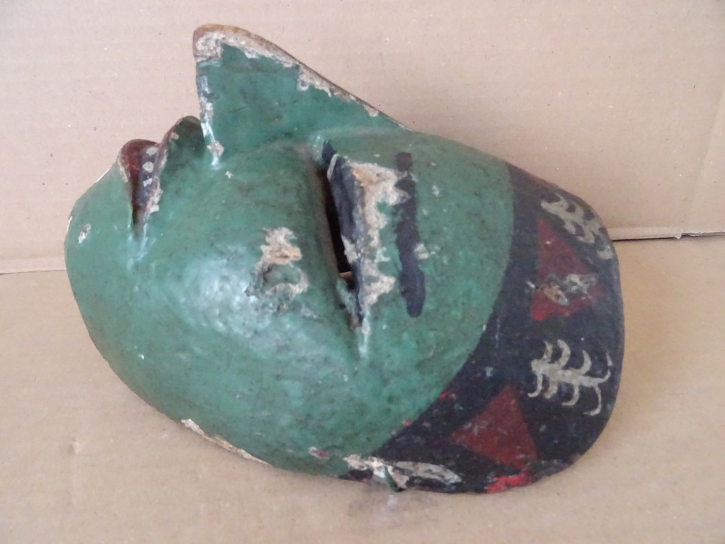 Vintage houten masker Indonesië - Afbeelding 9