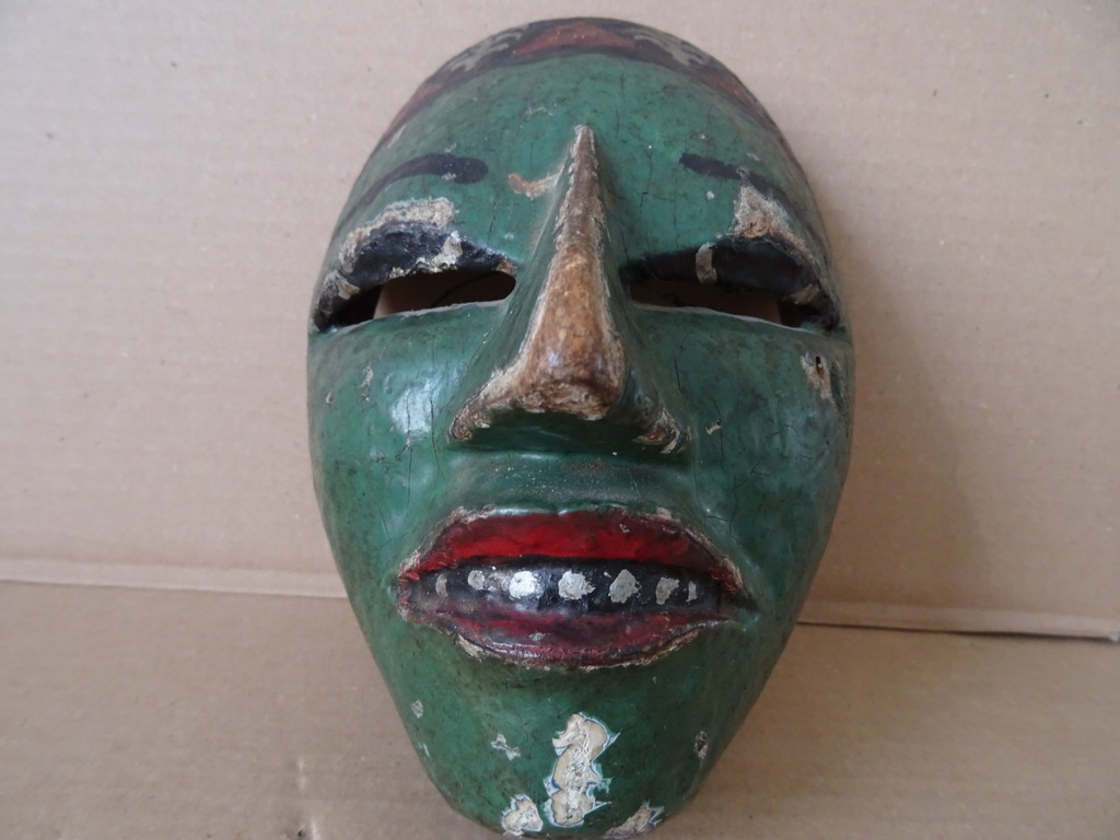 Vintage houten masker Indonesië - Afbeelding 15