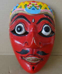 Vintage houten masker Indonesië