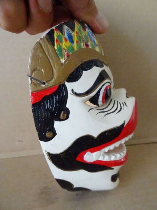 Houten masker Hanuman