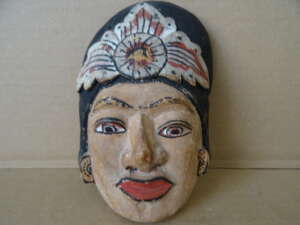 Masker Indonesië Indonesisch masker Bali Hanuman masker 1970