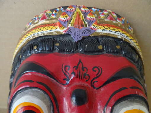 Vintage houten masker Indonesië