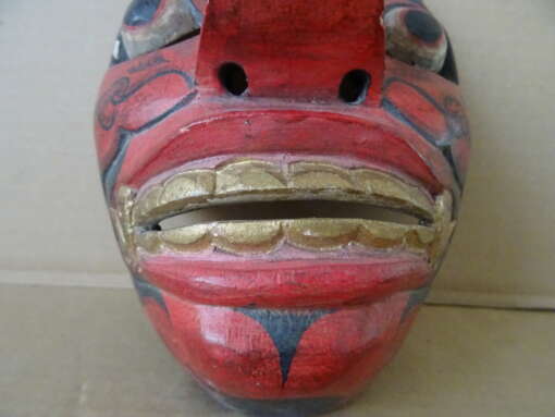 Vintage houten masker Indonesië