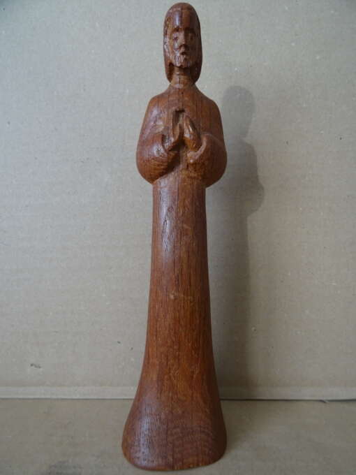 Antiek houten Jezusbeeldje 23 cm