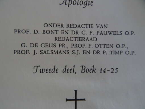 De katholieke kerk Godsdienstleer en Apologie