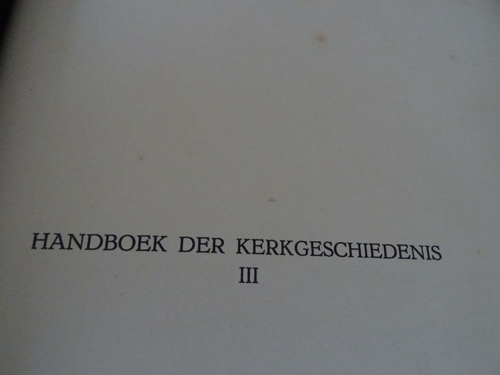 Dr. J. de Jong Handboek der kerkgeschiedenis - Afbeelding 27