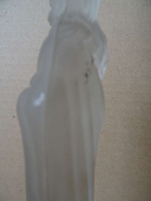 Glazen kandelaars Heilig Hart Val Saint Lambert 30,3 cm