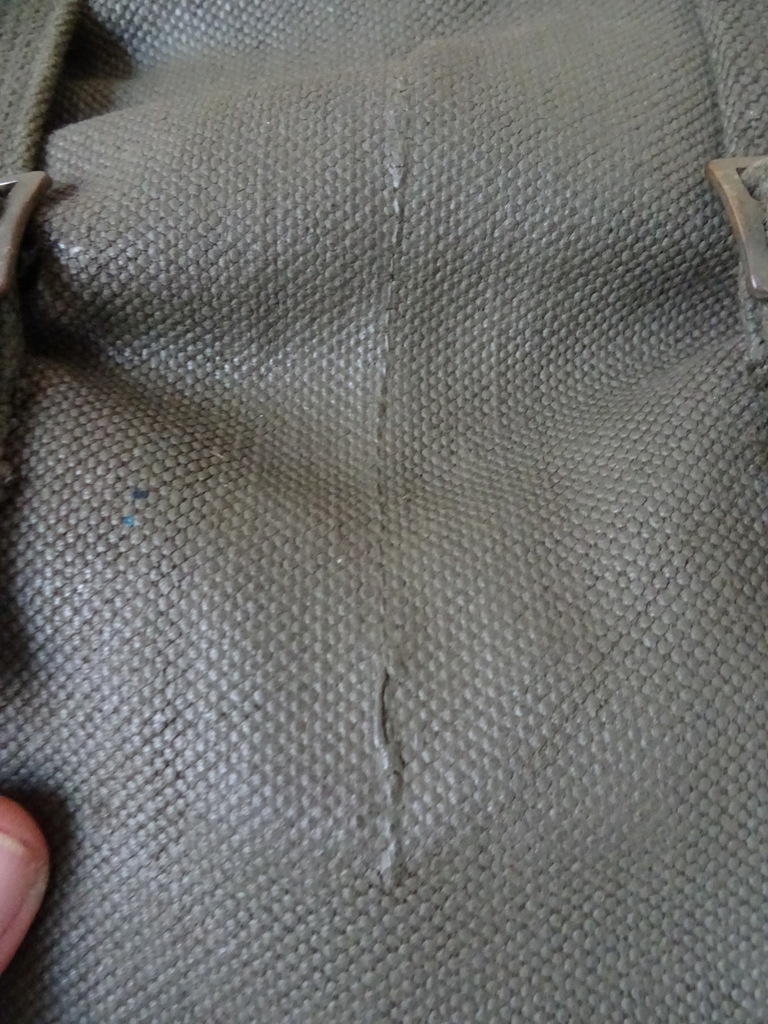 Vintage legerpukkel schoudertas - Afbeelding 10