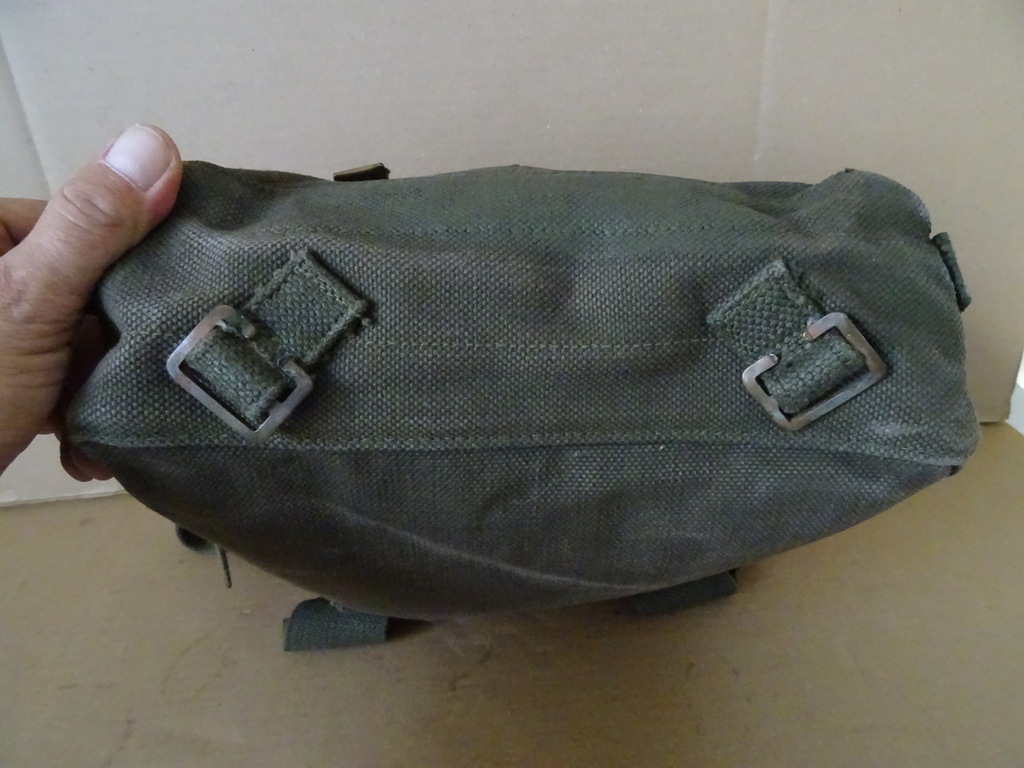 Vintage legerpukkel schoudertas - Afbeelding 11