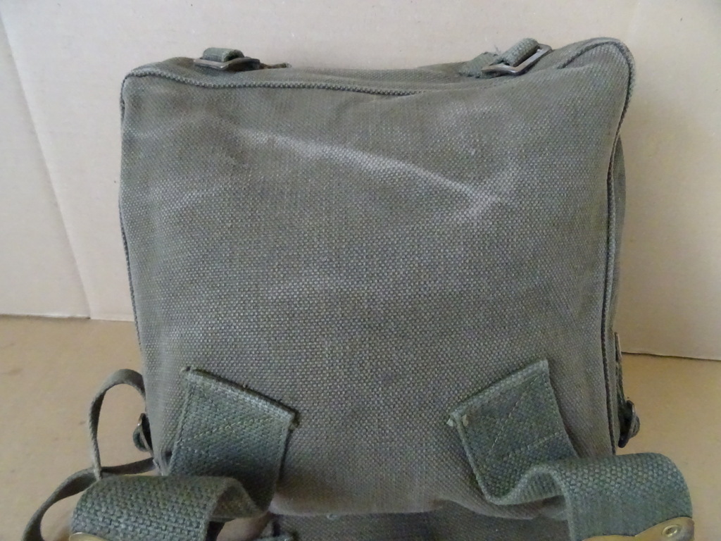 Vintage legerpukkel schoudertas - Afbeelding 12