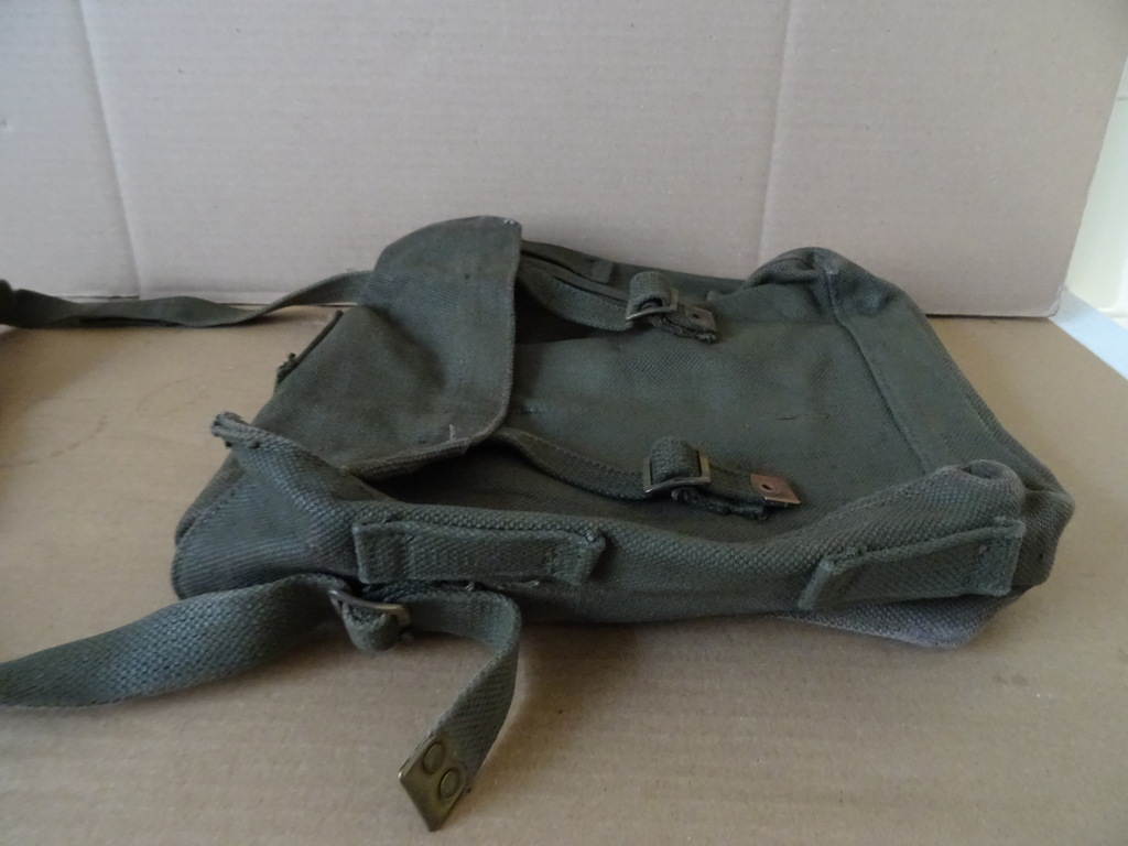 Vintage legerpukkel schoudertas - Afbeelding 19
