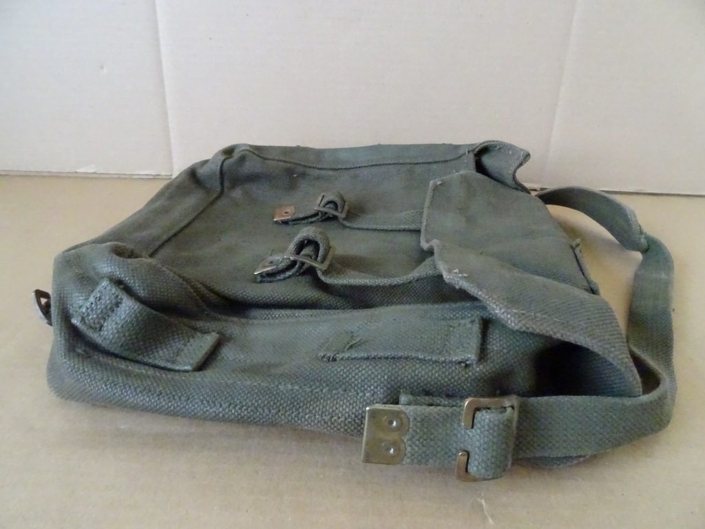 Vintage legerpukkel schoudertas - Afbeelding 21