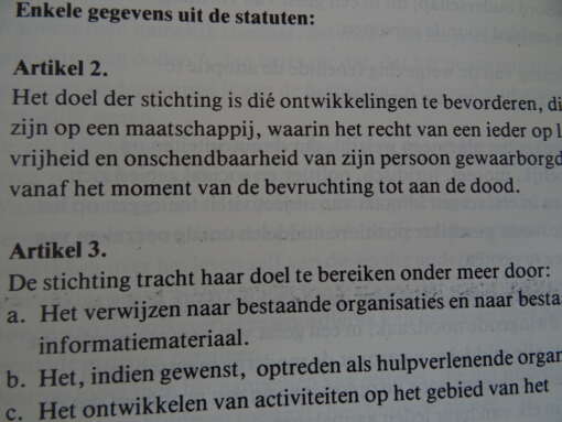 Anti abortus boekje Witboek