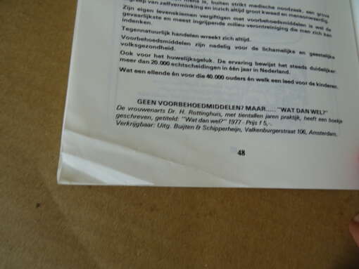 Anti abortus boekje Witboek