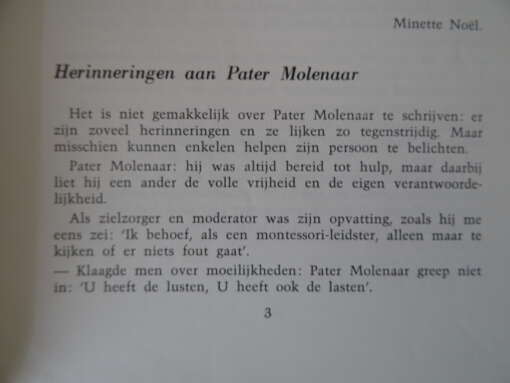 Pater M. Molenaar m.s.c. 1886-1969