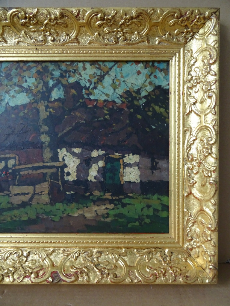 Antiek schilderij Herman Johannes Ansingh - Afbeelding 3