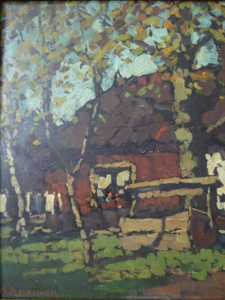 Antiek schilderij Herman Johannes Ansingh - Afbeelding 5