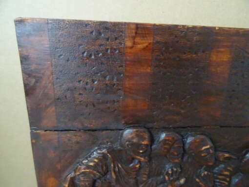 Houtsnijwerk Het Laatste Avondmaal 75x24 cm