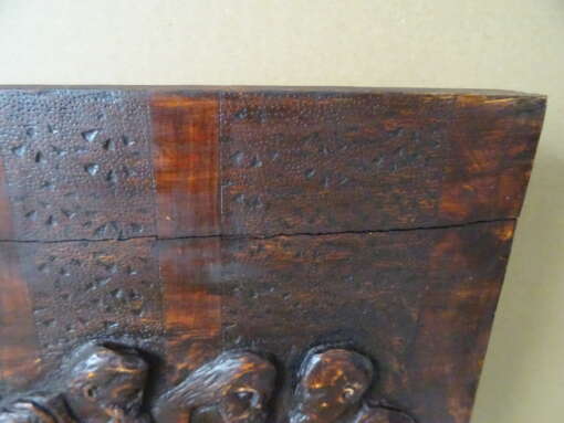 Houtsnijwerk Het Laatste Avondmaal 75x24 cm