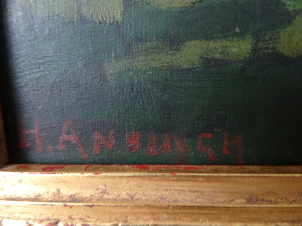 Antiek schilderij Herman Johannes Ansingh - Afbeelding 7