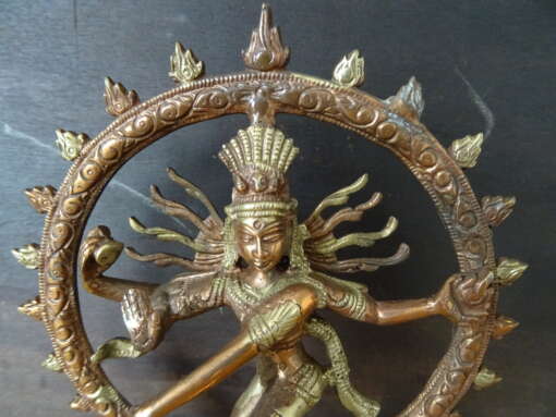 Antiek bronzen beeld Shiva