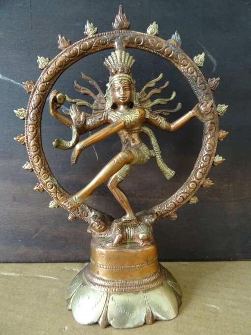 Antiek bronzen beeld Shiva