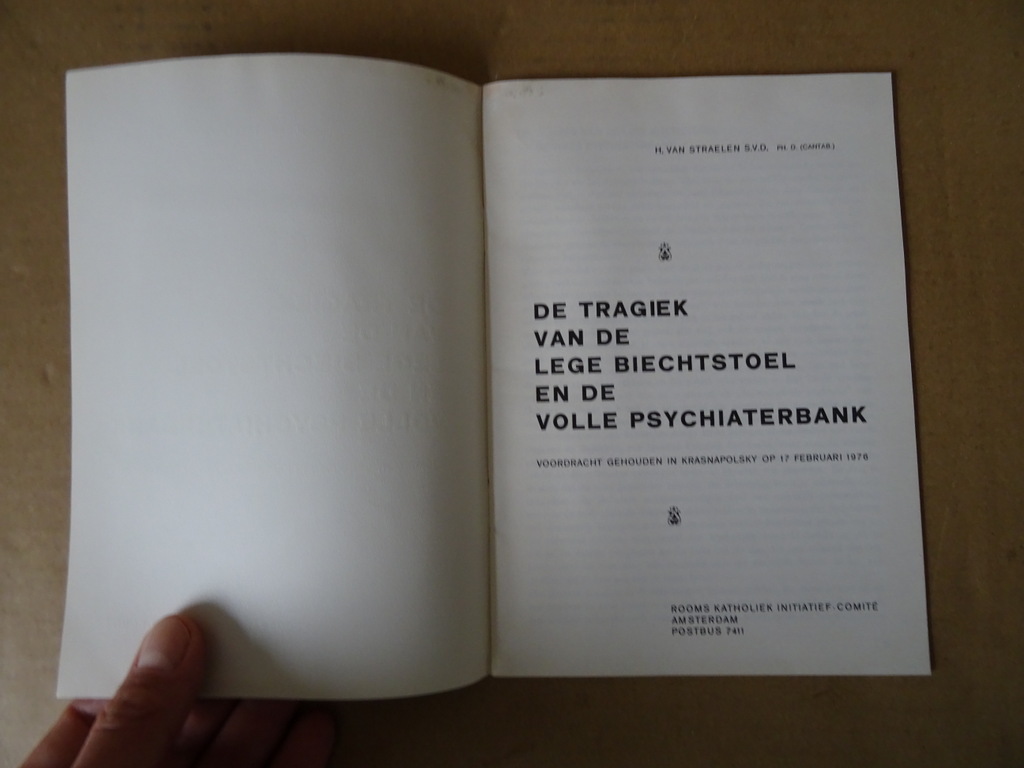 H. van Straelen De tragiek van de lege biechtstoel - Afbeelding 6