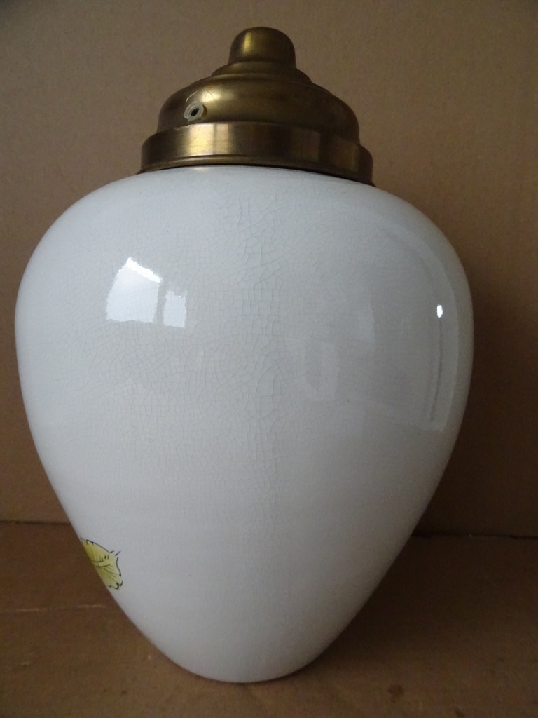 Antieke aardewerk tabakspot 31cm - Afbeelding 9