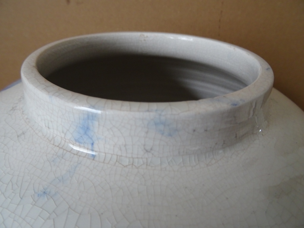 Antieke aardewerk tabakspot 31cm - Afbeelding 14