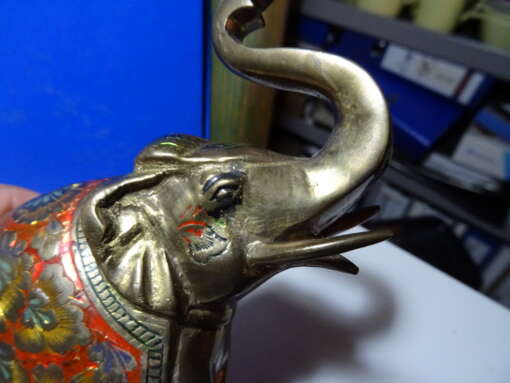 Volkskunst India bronzen beeld Olifant