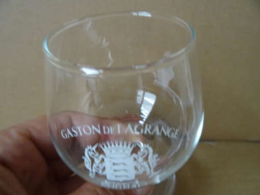 Vintage cognac glaasje Gaston de Lagrange