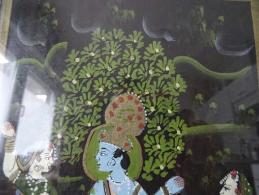 Volkskunst India Mughal schilderijen op zijde