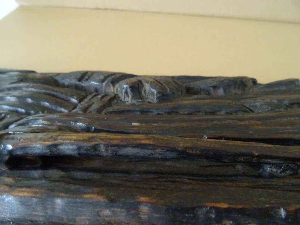 Groot antiek houtsnijwerk aartsengel Michaël en draak - Afbeelding 21