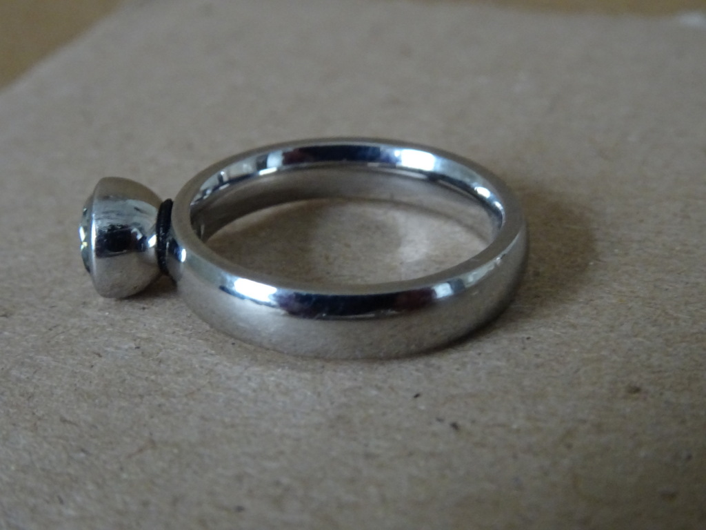 Melano ring met steentje - Afbeelding 4