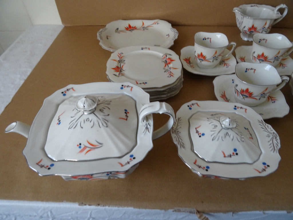 Vintage Epiag Szechoslovakia theeservies - Afbeelding 19