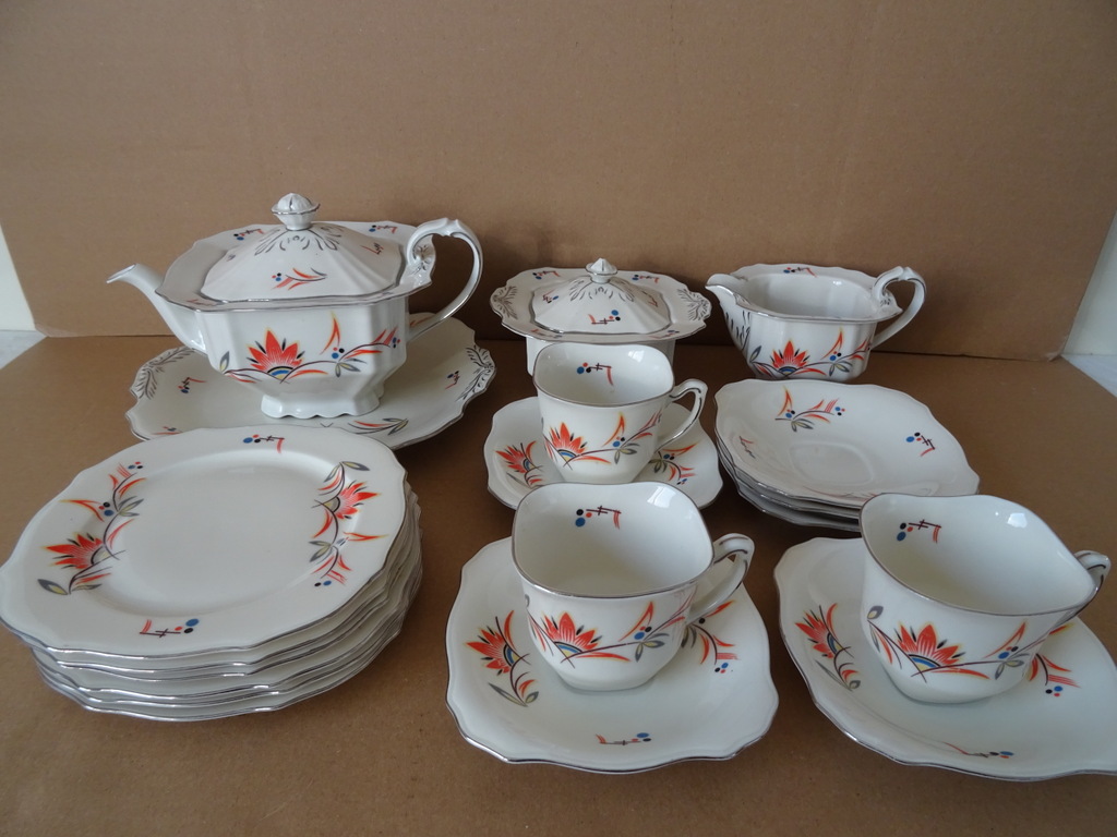 Vintage Epiag Szechoslovakia theeservies - Afbeelding 28