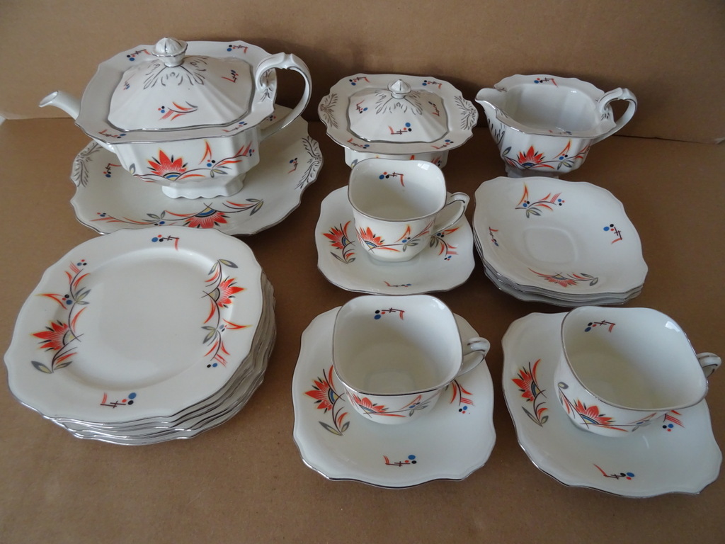 Vintage Epiag Szechoslovakia theeservies - Afbeelding 2