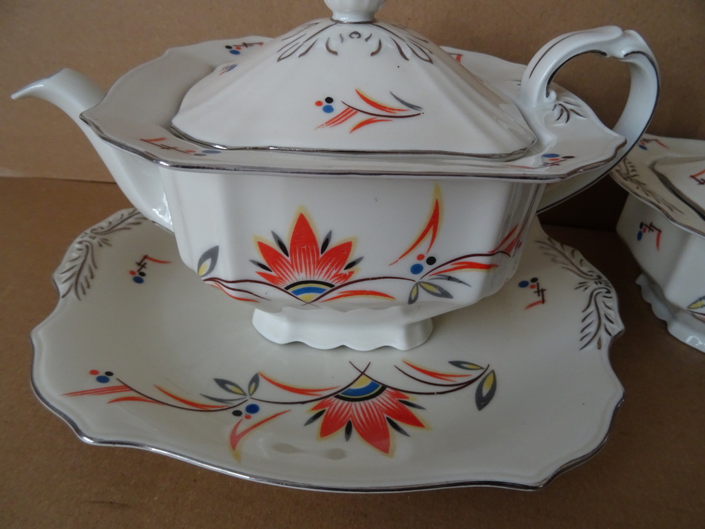 Vintage Epiag Szechoslovakia theeservies - Afbeelding 29